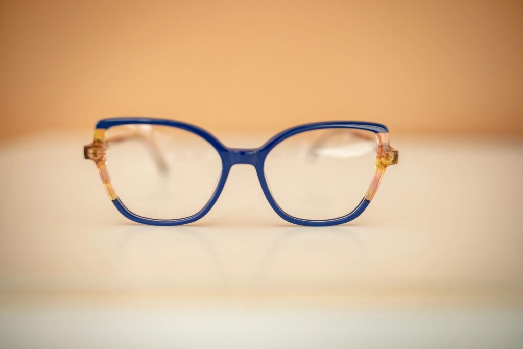 premium eyewear closeup stylish frames