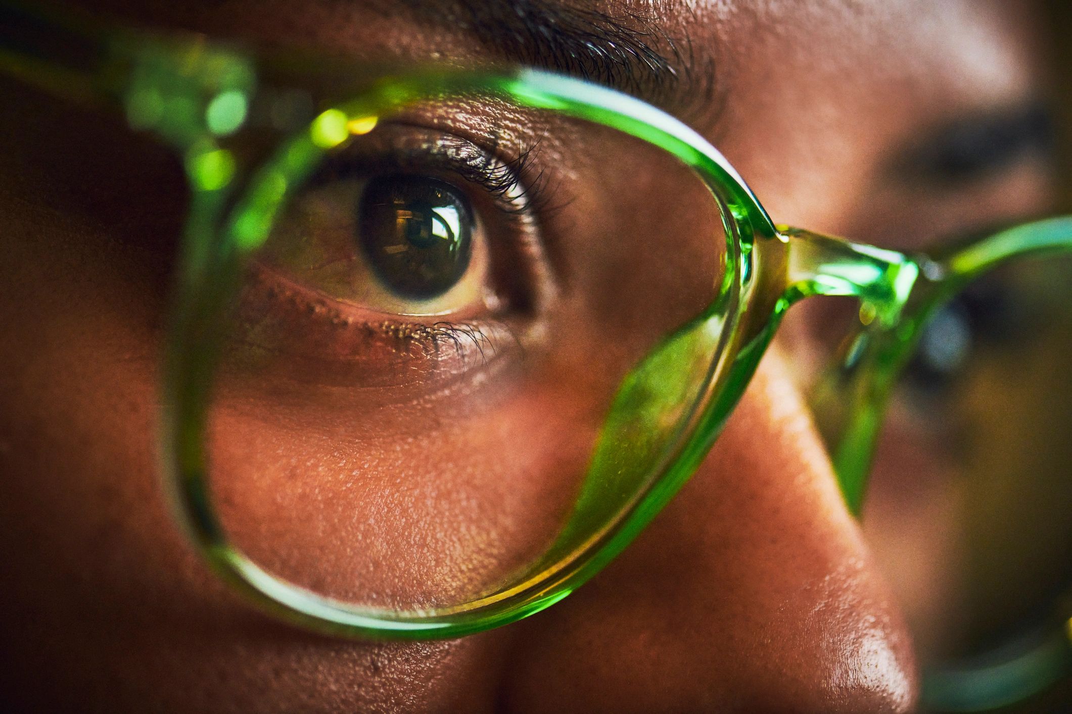 premium eyewear closeup stylish frames